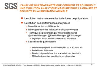 Conférence Yvon Gervaise séminaire AFTAA Rennes 1er juin : Qualité analytique en nutrition animale et laboratoire du futur Slide 28