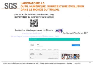 Conférence Yvon Gervaise séminaire AFTAA Rennes 1er juin : Qualité analytique en nutrition animale et laboratoire du futur Slide 38