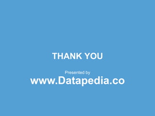 THANK YOU
Presented by
www.Datapedia.co
 