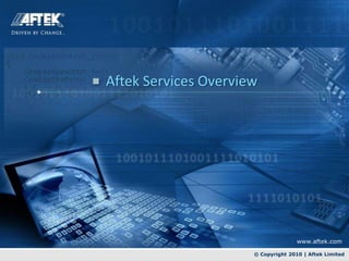 Aftek Services Overview 