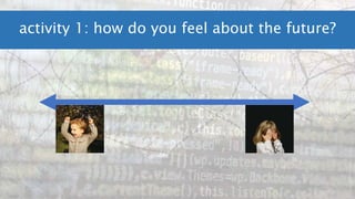 activity 1: how do you feel about the future?
 