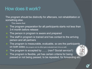 Aftercare program | PPTX