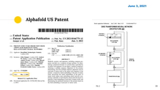 Alphafold US Patent
19
June 3, 2021
 