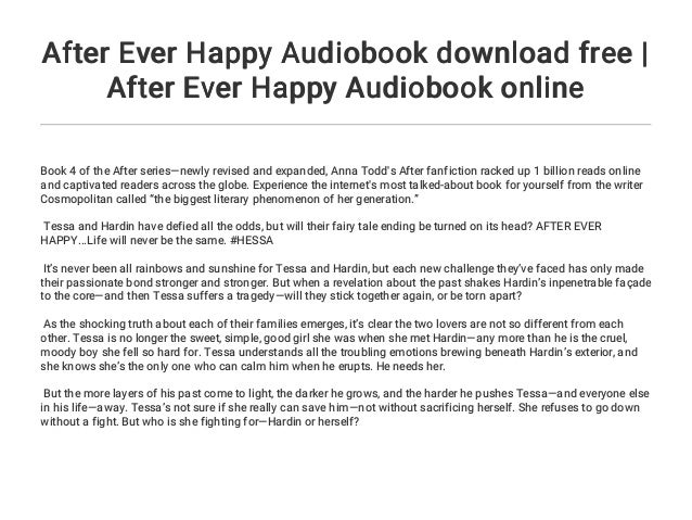 After Ever Happy Audiobook Download Free After Ever Happy Audiobook