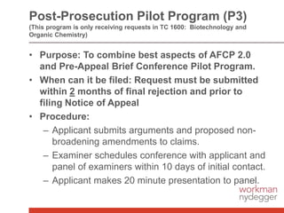 Overview on After Final Practice at the USPTO | PPTX