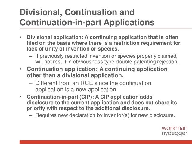 Divisional Application Definition – DDVLNE