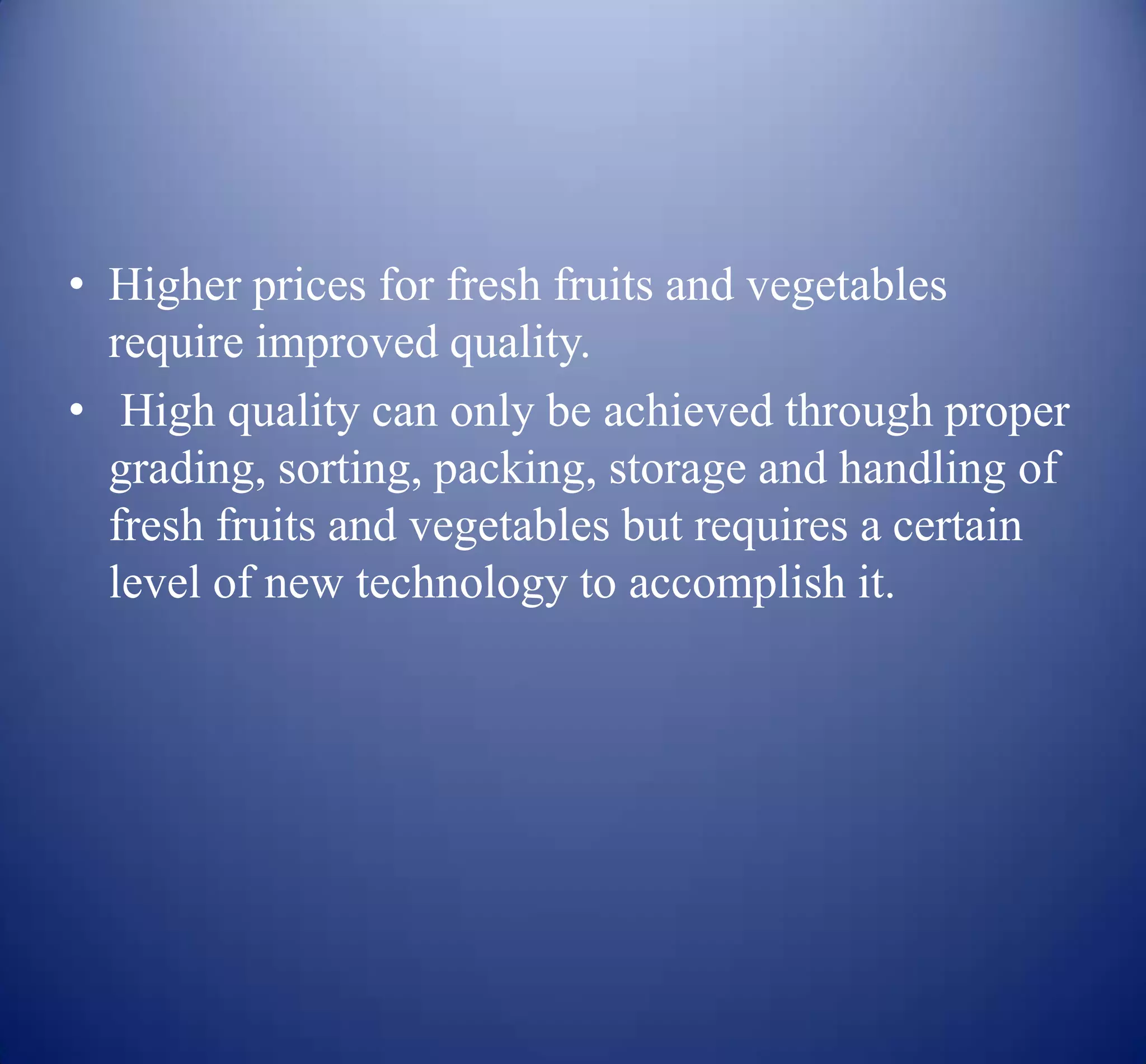 post harvest handling of fruits | PPTX
