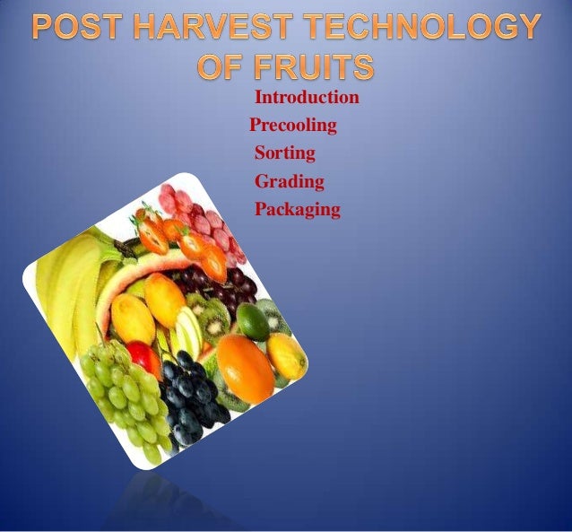 Post harvest management of vegetables pdf