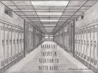 Narrative
Theory in
Relation to
‘After Hours’
 