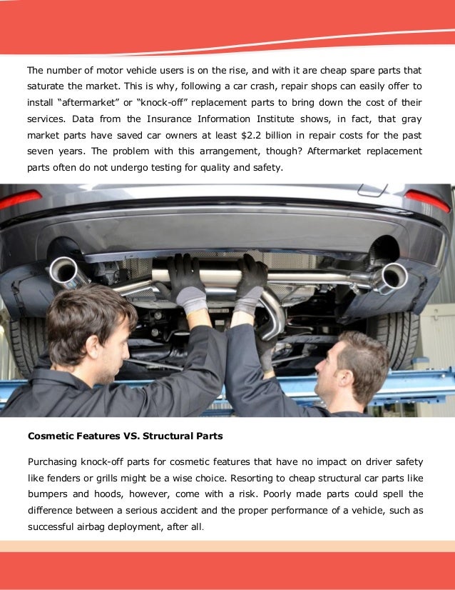 Aftermarket Car Replacement Parts Do They Compromise Driver Safety?