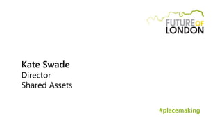 Kate Swade
Director
Shared Assets
#placemaking
 