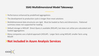 Afternoons with Azure - Power BI and Azure Analysis Services | PPTX