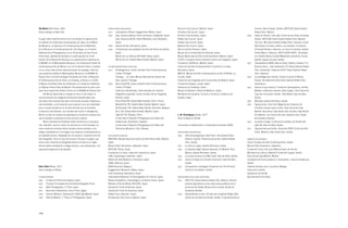 Vik Muniz São Paulo, 1961                                             EXPOSICIONES INDIVIDUALES                                          Alcorcón City Council, Madrid, Spain                                       la boca, Salas Cajasol, Sevilla; ARCO’09, Stand Galería
Vive y trabaja en New York                                            2010   Laboratorios, Museo Guggenheim Bilbao, Spain                Córdoba City Council, Spain                                                Rafael Ortiz, Madrid.
                                                                      2009   Gap, Espacio latente, Patio Herreriano, Valladolid, Spain   Archivo Foral de Alava, Spain                                       2008   Hasta el infinito y más allá, Centro de las Artes de Sevilla,
Su gran éxito internacional se ha concretado en exposiciones                 Gap, Espacio latente, Koldo Mitxelena, San Sebastián,       Bilbao City Council, Spain                                                 Sevilla; ARCO’08, Stand Galería Rafael Ortiz, Madrid;
en solitario en el Nichido Contemporary de Tokio, en el Miami                Spain                                                       Oviedo City Council, Spain                                                 Foro Sur ’08, Stand Galería Rafael Ortiz, Cáceres; Inicial
Art Museum, en Museum of Contemporary Art de Montréal,                2008   Galería Senda, Barcelona, Spain                             Madrid City Council, Spain                                                 08, Espacio Iniciarte, Sevilla; Los Claveles, Fundación
en el Museum of Contemporary Art, San Diego, en el Centre             2006   A Subversión da realidade, Archivo del Reino de Galicia,    Banco Central Hispano, Spain                                               Chirivella-Soriano, Valencia; La hora sin sombra, Galería
National de la Photographie o en la Pinacoteca de Sau Paulo                  Spain                                                       Museo de la Universidad de Alicante, Spain                                 Tomás March, Valencia; ARTE=VIDA=ARTE. 26 artistas
entre otros, además de destacar su participación en la 49                    Muros de Luz, Museo ARTIUM, Vitoria, Spain                  Museo Municipal de Arte Contemporáneo, Madrid, Spain                       con Vostell, Museo Vostell Malpartida (Cáceres); Escala
edición de la Bienal de Venecia y en exposiciones colectivas en              Muros de Luz, Galería Max Estrella, Madrid, Spain           FCOFF, Fundació Centro Ordoñez-Falcón de Fotografía, Spain                 abierta, Espacio Escala, Sevilla.
el MOMA, en el Metropolitan Museum, en el Nacional Center for                                                                            Fundación Telefónica, Madrid, Spain                                 2007   Transatlántica 9669, Sala de Estar, Sevilla y Galería 713,
Contemporary Arts de Moscú o en la Fundación Daros. Cuentan           ÚLTIMAS EXPOSICIONES COLECTIVAS                                    Colección de Arte Contemporáneo Fundación La Caixa,                        Buenos Aires; ; Arte Santander ’07, Stand Galería Rafael
con su obra colecciones internacionales de prestigio, entre las       2010   Buildingrooms, Carlos Carvalho Arte Contemporanea,          Barcelona, Spain                                                           Ortiz, Santander; Valencia Art’07, Stand Galería Rafael
que podemos señalar el Metropolitan Museum y el MOMA de                      Lisboa, Portugal                                            MACUF, Museo de Arte Contemporáneo Unión FENOSA, La                        Ortiz, Valencia.
Nueva York, el Centre Georges Pompidou de París, el Museum                   Faraway… So close, Museo Nacional de Soares dos             Coruña, Spain                                                       2006   La estrategia del calcetín. Centro Cultural El Monte,
of Contemporary Art de Tokio y en España, el Artium, el CGAC,                Reis, Oporto, Portugal                                      Colección de Fotografía de la Comunidad de Madrid, Spain                   Sevilla; Art-Salamanca’06, Stand Galería Rafael Ortiz,
el Museo de Bellas Artes de Santander, la Fundación Telefónica        2009   Arte Lisboa’09, Carlos Carvalho Arte Contemporanea,         Fundación Sorigué, Lérida, Spain                                           Salamanca.
y el Museo Reina Sofía de Madrid. Recientemente ha sido comi-                Lisboa, Portugal                                            Gobierno de Cantabria, Spain                                        2005   Hacen lo que quieren, Fundación Aparejadores, Sevilla;
sario de la exposición Artist’s Choice en el MOMA de Nueva York              Colección Alcobendas, Siete décadas de creación             Museo Es Baluard, Palma de Mallorca, Spain                                 Medias y extremas razones, Sala Imagen. Obra Social de
     Vik Muniz desarrolla su trabajo en torno a dos ideas: el                fotográfica española, Centro Andaluz de la Fotografía,      Ministerio de Industria, Turismo y Comercio, Gobierno de                   Caja San Fernando, Sevilla; Todo Modo, Sala de eStar,
reconocimiento de imágenes fácilmente identificables que                     Almería, Spain                                              España, Spain                                                              Sevilla.
proceden de la historia del arte y de fuentes visuales históricas y          Paris Photo’09, Galería Max Estrella, Paris, France                                                                             2004   Mirabilia. Galería Birimbao, Sevilla.
documentales, y la innovación que supone el uso de materiales                MadridFoto ‘09, Galería Max Estrella, Madrid, Spain                                                                             2003   Figuraciones. Arte Civil/ Magicismos/ Espacios de
poco convencionales en el mundo del arte que acrecientan                     Art Brussels ‘09, Galería Max Estrella, Brussels, Belgium                                                                              Frontera, Espacio para el Arte, Obra Social de Caja
la atención del visitante. Con sentido del humor e inteligencia,             Arco ‘09, Galería Max Estrella, Madrid, Spain                                                                                          Madrid, Barcelona; Sala Santa Inés, Sevilla y Sala Alcalá
Muniz no sólo le muestra al espectador el producto creativo sino             Cige Art Fair, Beijing, China                               J. M. Pereñíguez Sevilla, 1977                                             30, Madrid; Los chicos del maíz, Galería Icaria, Alcalá
que lo desafía a participar en ese proceso creativo.                         A new view of Spanish Photography and Video Art,            Vive y trabaja en Sevilla                                                  de Guadaíra (Sevilla).
     Muniz disuelve las fronteras entre las técnicas y manipula              Kulturhuset, Stockholm, Sweden                                                                                                  2002   La parte chunga. El arte joven sevillano de finales del
hilo, alambre, azúcar o tinta con paciencia y minuciosidad. Su               A new view of Spanish Photography and Video Art,            Licenciado en Bellas Artes, Universidad de Sevilla (2000)                  siglo XX. Sala de eStar, Sevilla.
obra cuestiona nuestras ideas visuales preconcebidas y nos                   Stenersen Museum, Oslo, Norway                                                                                                  2001   Figuraciones de Sevilla. Horizonte 2000, Centro de Arte
obliga a plantearnos si la imagen que estamos contemplando es                                                                            EXPOSICIONES INDIVIDUALES                                                  Joven, Madrid y Sala Santa Inés, Sevilla.
en realidad pintura, fotografía de una pintura o reproducción de      COLECCIONES PÚBLICAS                                               2009   Años de peregrinaje, Sala Poste –Ite/ Galería Pedro
otra fotografía. Tal es el caso de la serie, Pictures of paper, que   MNCARS, Museo Nacional Centro de Arte Reina Sofía, Madrid,                Oliveira, Oporto; Presencia de ánimo, Galería Rafael         OBRAS EN COLECCIONES

toma como referente la fotografía clásica en blanco en negro          Spain                                                                     Ortiz, Sevilla.                                              Centro Andaluz de Arte Contemporáneo, Sevilla
donde realiza verdaderos collages previos, casi artesanales, con      Museo Patio Herreriano, Valladolid, Spain                          2007   La obra en negro, Galería Birimbao, Sevilla.                 Museo Patio Herreriano, Valladolid
pequeños fragmentos de papeles.                                       ARTIUM, Vitoria, Spain                                             2005   La leyenda frágil, Galería Deposito 14, Madrid; Brut         Fundación Coca Cola-Juan Manuel Saínz de Vicuña
                                                                      Fundación La Caixa, Colección Testimonio, Spain                           Nature, Galería Birimbao, Sevilla.                           Ministerio de Cultura, Madrid/ Fundación Cajasol, Sevilla
                                                                      CAB, Caja Burgos Collection, Spain                                 2004   La nueva música (con Miki Leal), Sala de eStar, Sevilla.     Obra Social Caja Madrid, Madrid
                                                                      Museo de Arte Moderno, Pamplona, Spain                             2002   Somos el fango (con Rubén Guerrero), Sala de eStar,          Consejería de Obras públicas y Transportes, Junta de Andalucía,
                                                                      IVAM, Valencia, Spain                                                     Sevilla.                                                     Sevilla
Aitor Ortiz Bilbao, 1971                                              AXXA Brussels, Belgium                                             2001   Comparemos mitologías, Showroom de The Richard               Instituto Andaluz de la Juventud, Málaga
Vive y trabaja en Bilbao                                              Guggenheim Museum, Bilbao, Spain                                          Channin Foundation, Sevilla                                  Colección Iniciarte
                                                                      Foto Colectania, Barcelona, Spain                                                                                                      Diputación de Sevilla
ÚLTIMOS PREMIOS                                                       International Museum of Electrography of Cuenca, Spain             EXPOSICIONES COLECTIVAS (SELECCIÓN)                                 Ayuntamiento de Utrera.
2006   Ciudad de Palma Arts Award, Spain                              Museo Etnográfico, Arqueológico e Histórico Vasco, Spain           2010   ARCO’10, Stand Galería Rafael Ortiz, Madrid; Nuevos
2003   Finalist of Europäischer Architekturfotografie-Preis           Ministry of Social Affairs (INJUVE), Spain                                pintores figurativos en las colecciones públicas de la
2002   ABC Photography, 1st Prize, Spain                              Diputación Foral de Bizkaia. Spain                                        provincia de Sevilla, Museo de la Ciudad, Alcalá de
2001   Biennial of Alexandria, Honor Prize, Egypt                     Diputación Foral de Gipuzkoa, Spain                                       Guadaíra (Sevilla).
2000   Honour Mention, Generación 2000 Caja Madrid, Spain             Rafael Tous Collection, Spain                                      2009   Aprendiendo a mirar. 25 años de la Galería Rafael Ortiz,
1999   Villa de Madrid, 1st Prize on Photography, Spain               Alcobendas City Council, Madrid, Spain                                    Centro de las Artes de Sevilla, Sevilla; El pensamiento en




108
 