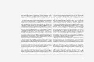 dilemmas involving analogical or digital formats. The original composition of the images,           image outside of the act that makes it possible18. The photo is not just an image (the product
the fact that they have a chemical or numerical origin, is of no real consequence. It is with       of technique and action, the outcome of an event and some know-how, a figure on paper
the make-up of a photographic format that a set of functions can be established, through            to be seen in the limitations of the finite object); it is also begins as a truly iconic act—an
which the image truly becomes relevant in a way that goes beyond the photographic act               image, surely, yet also a work in action, something that could not be conceived outside
and transforms it into a work of art”.16                                                            the given circumstances, outside the game that urges it on, or without creating what is
    One example that will illustrate this point is the idea that Geoffrey Batchen develops after    literally proof; it is at once an image-act, yet, knowing that this “act” is not limited trivially
finding a photographic object in an antiques shop in New York. His argument questions               to the gesture of the production of the image (the gesture of the “shot”), but also includes
the traditional discourse of exclusion that decides what is or is not a photograph. Batchen         the act of reception and contemplation. As David Green and Joanna Lowry affirm, it was
found a large, glass picture frame with a few rosettes braided with hair, a vast adornment          C.S. Pierce who showed that the mark of the indexical photographic sign has less relation
of wax flowers in the shape of a crown, and a small image of a young woman. The whole               to the original causes than to the way in which we can elude the very fact of its creation.
scene, in all its languid sadness is an intimate monument to the absence of a loved one, “Photographs are not just indexical because light happened to be recorded in an instant
and goes beyond mere remembrance. The overall sensation that it transmits, emphasized               on a piece of photosensitive film, but because, first and foremost, they were taken”19. The
by the mode of presentation, goes far beyond that of simple photography, and it speaks              authors consider two deictic facets of any photo; the most obvious and most comprehen-
in some inexplicable way of things relating to death, respect, love and memory. “The                sible being that an image is the mark of an instant having occurred. The other facet, more
hybridity of this object also makes for a stronger portrait experience. By adding a sample          abstract but no less important, is that the act of taking a photograph is a performative event
of hair to the subject’s photograph, the indexical presence of that subject is reiterated           that points to a precise moment in time. Both are inherent in the capturing of the image.
and reinforced (…) It is a much more involving type of portrait experience than any single,         It’s remarkable that such a distinction was made not by theorists, but by conceptual artists
unadulterated photograph could provide. The object’s hybridity thereby helps bridge the             from the seventies, who with such notions attempted to question the documentary status
distance between the viewer and the person viewed and between likeness and subject                  of photography as an infallible means of proving the facts.
(between mere resemblance and that “something more”)”.17                                                Between the instant and the record of it, there exists an interdependence which goes
   Apart from being an image, a photograph is a physical entity which acquires connota-             beyond the representation of an instantaneous occurrence. Two comprehensible and
tions that are interpreted through appearance, association and presentation. An image is            illuminating examples would be: first, the photograph Authorization (1969) by Michael
representative, yet any kind of medium will endow it with important meanings for understand-        Snow which can be seen in the National Gallery of Canada (Ottawa). The image contains a
ing the work and the sensations it provokes. The way in which we receive the information            mirror and five Polaroid’s, stuck in a certain order on the mirror. While observing the cliché
relates that totality (image+objet+context) to our own culture, and to experiences fixed in         images carefully we discover that if read in a chronological order, they represent what is
the collective unconscious, which we understand and decipher. That said, such associa-              happening before the mirror, nothing more than a substantiation of the photographic act.
tions can also lead to errors—because an image is not always what it seems.                         The actions displayed are literally those that have constituted the work just as we see it.
   Another aspect, which is not commonly considered with photography, is the assess-                That is, they tell the story at the same time as it is created. They are simultaneously the act
ment of its nature as a performative act, a characteristic that enhances and conditions the         being carried out and the memory of it. Moreover, by the simple contemplation of these
visual information we are shown. Philippe Dubois has investigated this idea thoroughly in           instant photographs, the spectator can deconstruct their creation20. What the images
his book L’acte photographique (the photographic act). In the introduction to his study he          relate is just that, nothing more; Snow’s work is a metalinguistic reflection on the very act
points out that “If in photography there is a live and irresistible force, if there is any aspect   of producing a photograph. The second example is the series on inert gases created by
that I consider to be of absolute seriousness, it is that we are no longer able to think of the     Robert Barry, also in 1969, which is a set of images and attached texts that explain the



                                                                                                                                                                                                  125
 