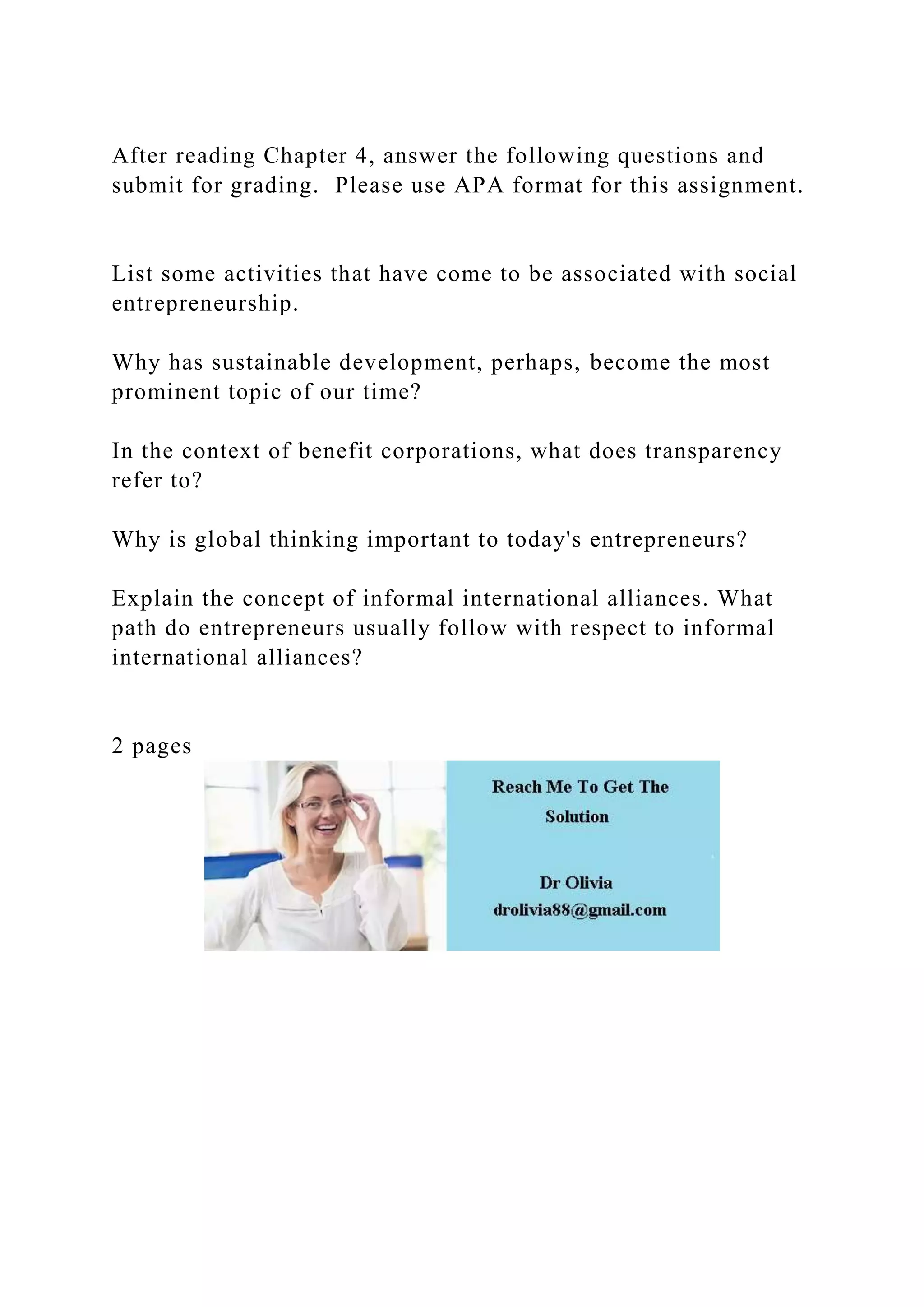 After reading Chapter 4, answer the following questions and submit f.docx