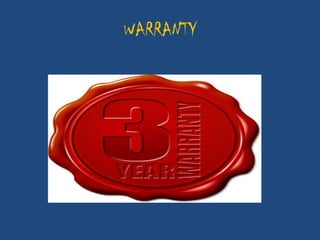 WARRANTY
 