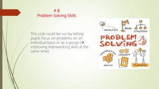 10 New Ideas for After School Clubs | PPTX