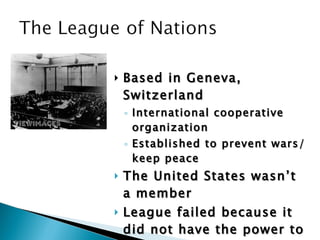 After the great war | PPT