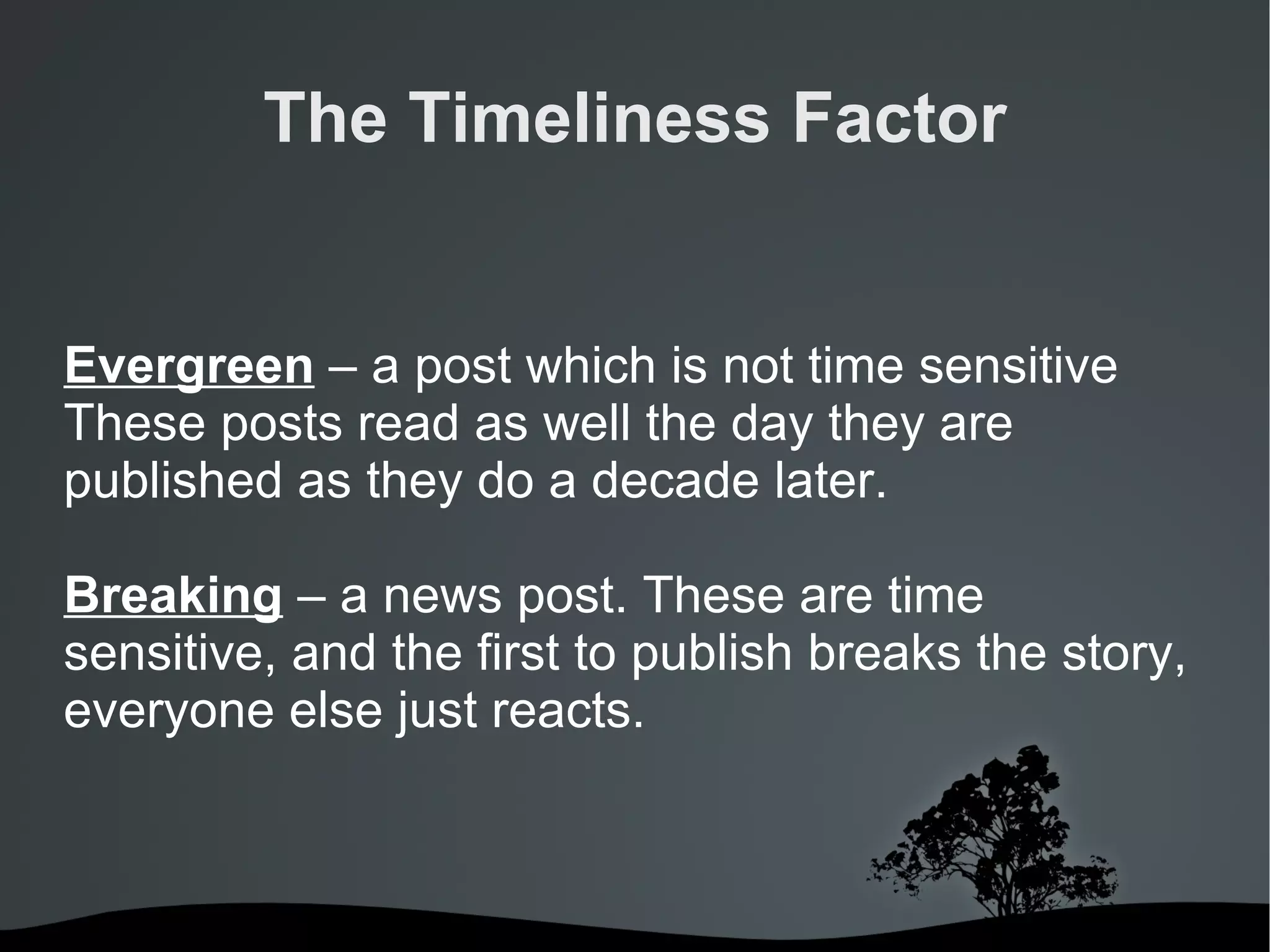 Types of blog posts Case Study 