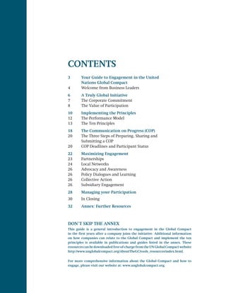 UN Global Compact | PDF