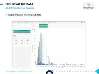 36
EXPLORING THE DATA
 Exploring and filtering out data
An Introduction to Tableau
OCTO TECHNOLOGY > THERE IS A BETTER WAY
 