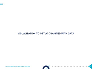 61
VISUALIZATION TO GET ACQUAINTED WITH DATA
OCTO TECHNOLOGY > THERE IS A BETTER WAY
 