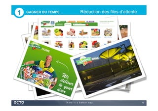 10
GAGNER DU TEMPS… Réduction des files d’attente1
 