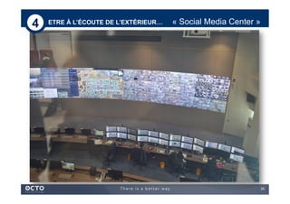 25
ETRE À L’ÉCOUTE DE L’EXTÉRIEUR… « Social Media Center »4
 