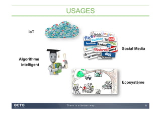 33
IoT
Social Media
Algorithme
intelligent
Ecosystème
USAGES
 