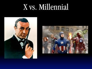 X vs. Millennial
 