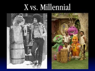 X vs. Millennial
 
