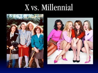 X vs. Millennial
 