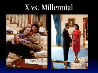 X vs. Millennial
 