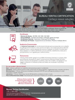 BUREAU VERITAS CERTIFICATION
Conheça nossas soluções
O Bureau V
-
-
-
-
As
T
Rede -
R
ara completar
www
}
 