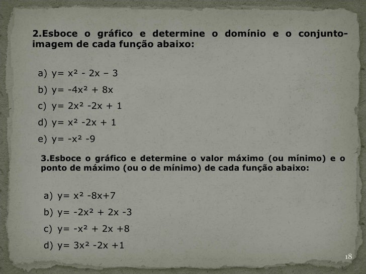 Das Funções Abaixo Identifique Quais São Leis De Funções Afins