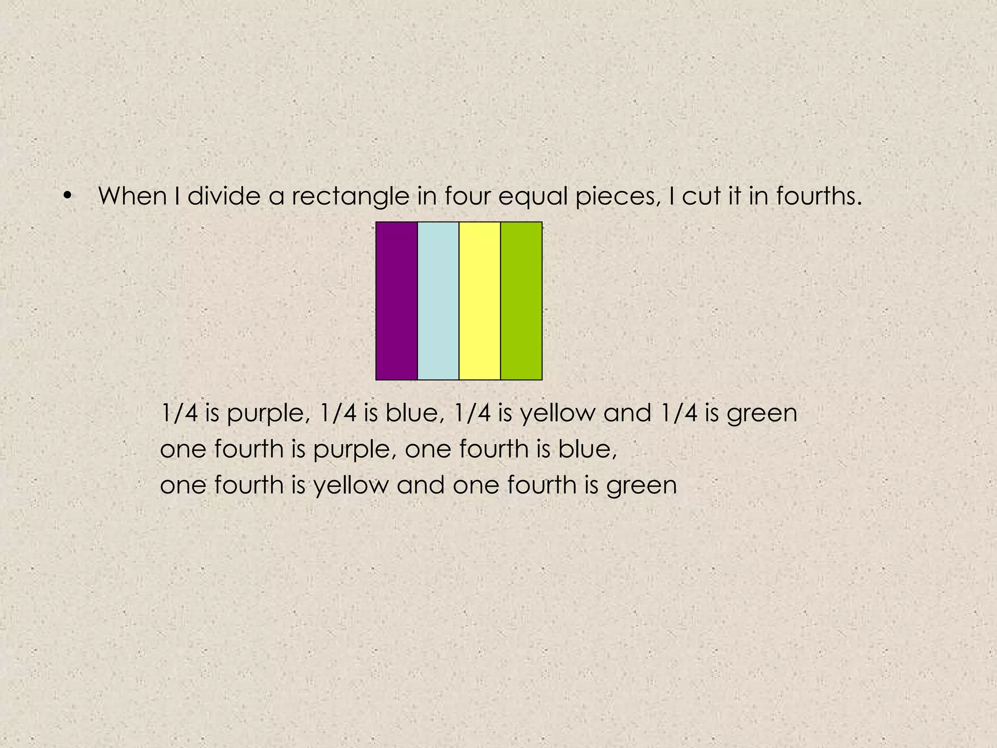 A fun way to learn about fractions | PPT