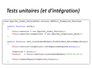 Tests unitaires (et d’intégration)