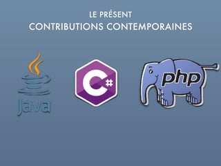 CONTRIBUTIONS CONTEMPORAINES
LE PRÉSENT
 