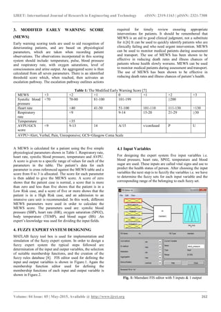 A fuzzy logic based expert system for determination of health risk ...