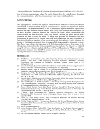 A fuzzy logic based on sentiment | PDF