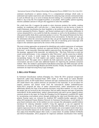 A fuzzy logic based on sentiment | PDF
