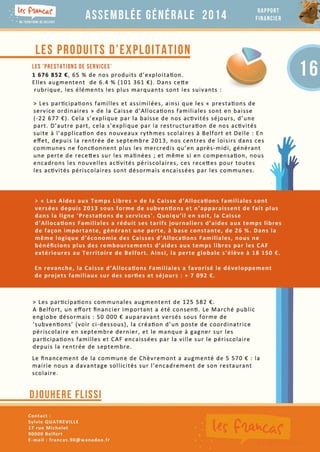 Francas Du Territoire de Belfort : Assemblée Générale 2014