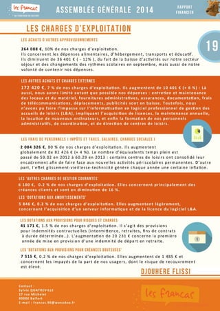 Francas Du Territoire de Belfort : Assemblée Générale 2014