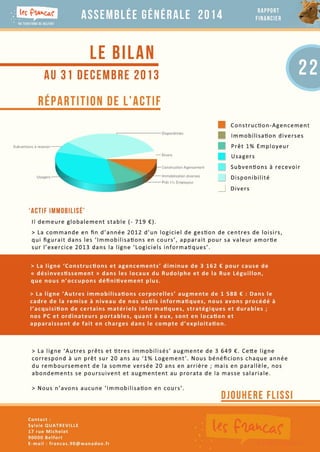 Francas Du Territoire de Belfort : Assemblée Générale 2014