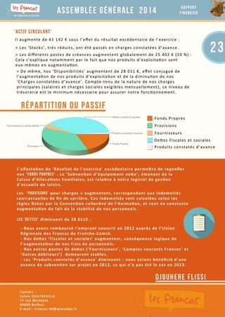 Francas Du Territoire de Belfort : Assemblée Générale 2014