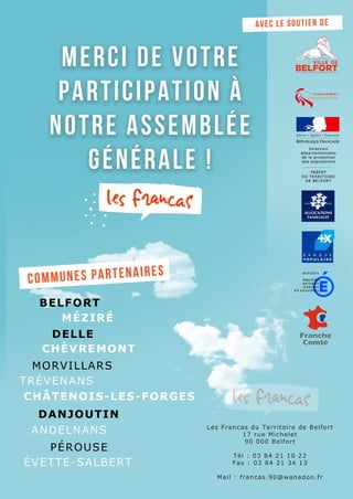 Francas Du Territoire de Belfort : Assemblée Générale 2014