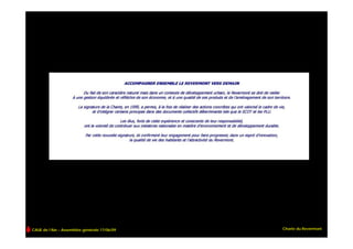 CAUE de l’Ain – Assemblée générale 17/06/09   Charte du Revermont
 