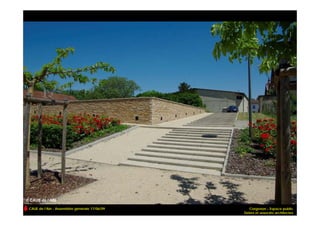 CAUE de l’Ain - Assemblée générale 17/06/09      Corgenon – Espace public
                                              Delers et associés architectes
 