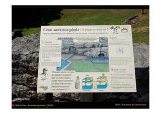 CAUE de l’Ain – Assemblée générale 17/06/09   Drom – Aux abords de l’ancien lavoir
 