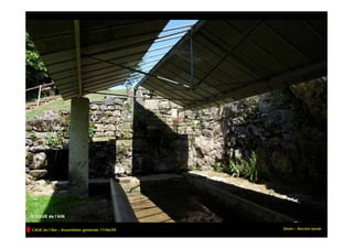 CAUE de l’Ain – Assemblée générale 17/06/09   Drom – Ancien lavoir
 